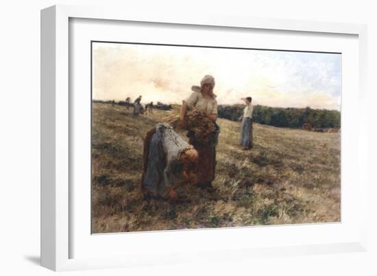 Gleaners at Sunset, 1889-Leon-Augustin Lhermitte-Framed Giclee Print