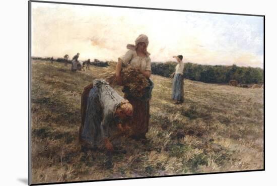 Gleaners at Sunset, 1889-Leon-Augustin Lhermitte-Mounted Giclee Print