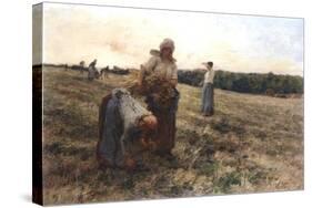 Gleaners at Sunset, 1889-Leon-Augustin Lhermitte-Stretched Canvas