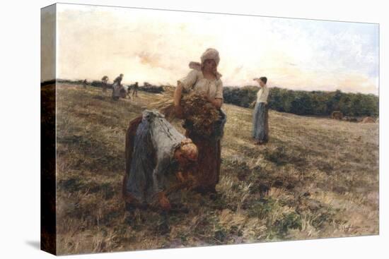 Gleaners at Sunset, 1889-Leon-Augustin Lhermitte-Stretched Canvas