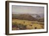 Gleaners: Coast of Somerset-John William North-Framed Giclee Print