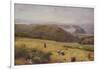 Gleaners: Coast of Somerset-John William North-Framed Giclee Print