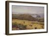 Gleaners: Coast of Somerset-John William North-Framed Giclee Print