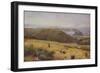 Gleaners: Coast of Somerset-John William North-Framed Giclee Print