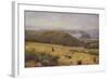 Gleaners: Coast of Somerset-John William North-Framed Giclee Print