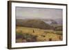 Gleaners: Coast of Somerset-John William North-Framed Giclee Print