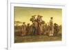 Gleaners Going Home watercolor on board-Kate Greenaway-Framed Giclee Print