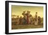Gleaners Going Home watercolor on board-Kate Greenaway-Framed Giclee Print