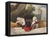 Gleaners Resting-Giacinto Gigante-Framed Stretched Canvas