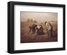 Gleaners-Jean-François Millet-Framed Art Print