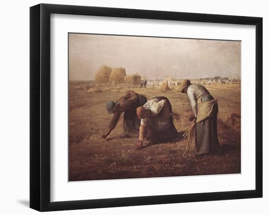 Gleaners-Jean-François Millet-Framed Art Print