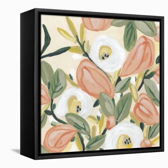 Gleeful Garden I-June Vess-Framed Stretched Canvas