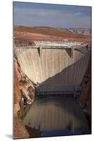 Glen Canyon Dam across Colorado River Arizona-David Wall-Mounted Photographic Print