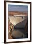 Glen Canyon Dam across Colorado River Arizona-David Wall-Framed Photographic Print