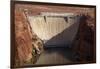 Glen Canyon Dam across Colorado River Arizona-David Wall-Framed Premium Photographic Print