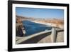 Glen Canyon Dam on the Colorado River in Northern Arizona with Lake Powell in the Background-Michael Runkel-Framed Photographic Print