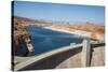 Glen Canyon Dam on the Colorado River in Northern Arizona with Lake Powell in the Background-Michael Runkel-Stretched Canvas