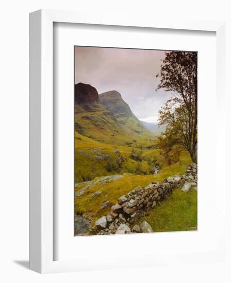 Glen Coe (Glencoe), Highlands Region, Scotland, UK, Europe-John Miller-Framed Photographic Print