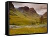 Glen Coe (Glencoe), Highlands Region, Scotland, UK, Europe-John Miller-Framed Stretched Canvas