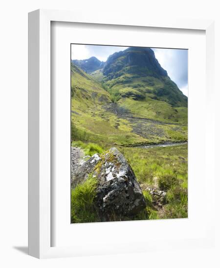 Glen Coe, South of Fort William, Scotlish Highlands, Scotland, United Kingdom, Europe-Andrew Stewart-Framed Photographic Print