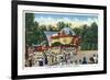 Glen Echo, Maryland - Crowds in Line at Glen Echo Park Gates-Lantern Press-Framed Premium Giclee Print