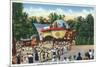 Glen Echo, Maryland - Crowds in Line at Glen Echo Park Gates-Lantern Press-Mounted Premium Giclee Print