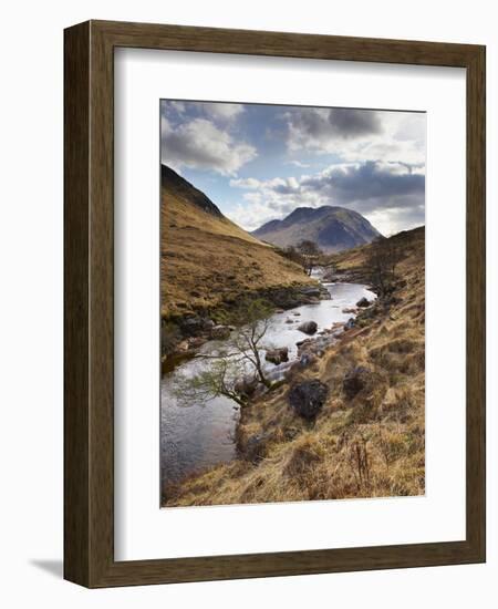 Glen Etive, Near Glen Coe (Glencoe), Highland Region, Scotland, United Kingdom, Europe-Patrick Dieudonne-Framed Photographic Print