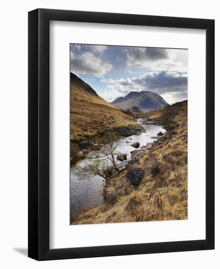 Glen Etive, Near Glen Coe (Glencoe), Highland Region, Scotland, United Kingdom, Europe-Patrick Dieudonne-Framed Photographic Print