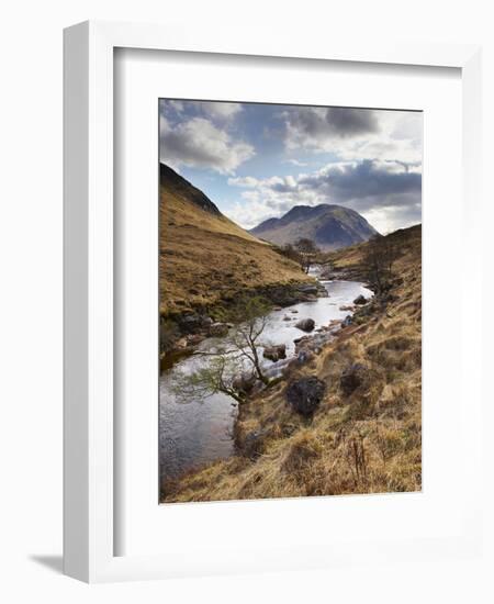 Glen Etive, Near Glen Coe (Glencoe), Highland Region, Scotland, United Kingdom, Europe-Patrick Dieudonne-Framed Photographic Print