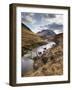 Glen Etive, Near Glen Coe (Glencoe), Highland Region, Scotland, United Kingdom, Europe-Patrick Dieudonne-Framed Photographic Print