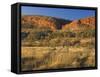 Glen Helen Gorge, West Macdonnell National Park, Northern Territory, Australia, Pacific-Schlenker Jochen-Framed Stretched Canvas