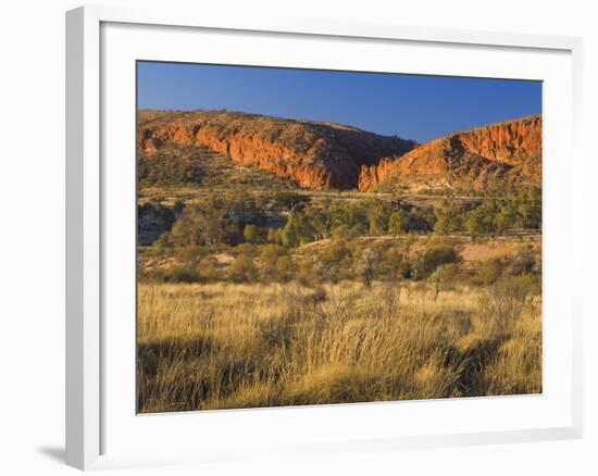 Glen Helen Gorge, West Macdonnell National Park, Northern Territory, Australia, Pacific-Schlenker Jochen-Framed Photographic Print