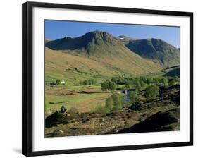 Glen Lyon, River Lyon and Meggernie Castle, Tayside, Scotland, United Kingdom-Adam Woolfitt-Framed Photographic Print