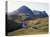 Glencoe and the Three Sisters, Highland Region, Scotland, United Kingdom-Roy Rainford-Stretched Canvas