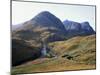 Glencoe and the Three Sisters, Highland Region, Scotland, United Kingdom-Roy Rainford-Mounted Photographic Print