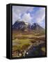 Glencoe (Glen Coe), Highlands Region, Scotland, UK, Europe-Charles Bowman-Framed Stretched Canvas