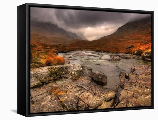 Glencoe, Highlands, Scotland, Uk-David Wogan-Framed Stretched Canvas