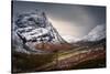 Glencoe in winter, Highland Region, Scotland, United Kingdom, Europe-Karen Deakin-Stretched Canvas