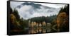 Glencoe Lochan in autumn, Highlands, Scotland, United Kingdom, Europe-Karen Deakin-Framed Stretched Canvas