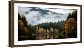 Glencoe Lochan in autumn, Highlands, Scotland, United Kingdom, Europe-Karen Deakin-Framed Photographic Print