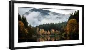 Glencoe Lochan in autumn, Highlands, Scotland, United Kingdom, Europe-Karen Deakin-Framed Photographic Print