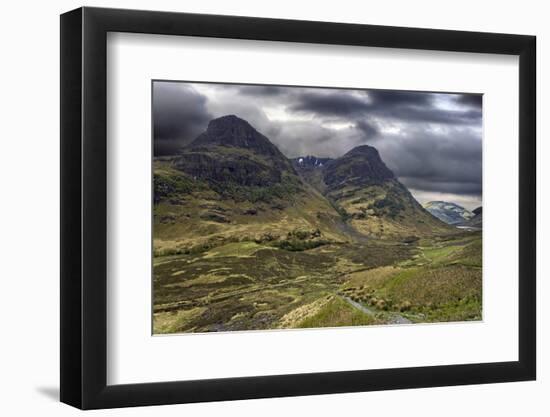 Glencoe Mountains on a Stormy Day, Scotland-PhotoImages-Framed Photographic Print