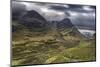 Glencoe Mountains on a Stormy Day, Scotland-PhotoImages-Mounted Photographic Print