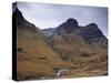 Glencoe Pass, Site of the Massacre of Glencoe, Highland Region, Scotland, UK-Patrick Dieudonne-Stretched Canvas