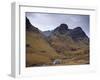 Glencoe Pass, Site of the Massacre of Glencoe, Highland Region, Scotland, UK-Patrick Dieudonne-Framed Photographic Print