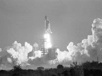 Challenger Liftoff 1984-Glenda Dixon-Laminated Photographic Print