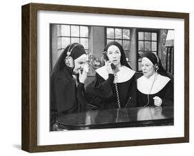 Glenda Jackson in a Scene From the Movie Nasty Habits-null-Framed Giclee Print