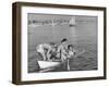 Glendale Students Boating at the Beach-Peter Stackpole-Framed Photographic Print