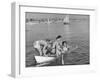 Glendale Students Boating at the Beach-Peter Stackpole-Framed Photographic Print