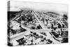 Glendive, Montana - Aerial of Residence District-Lantern Press-Stretched Canvas